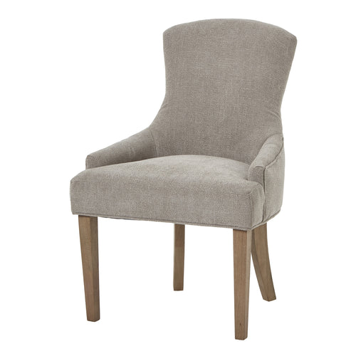 Woven Taupe Dining Chair