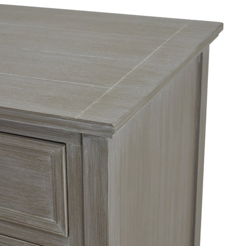 Two Over Two Bedroom Chest from the Serene Collection - Top Corner View