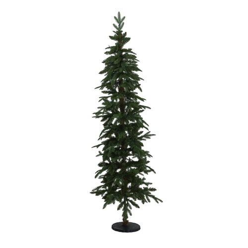 Artificial Christmas tree on a white background